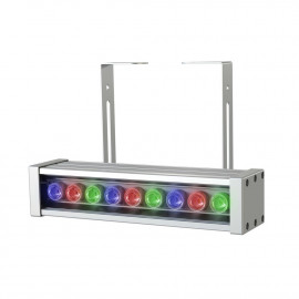 Архитектурный линейный светильник Барокко 10 250мм Оптик 24-36V DC RGB DMX