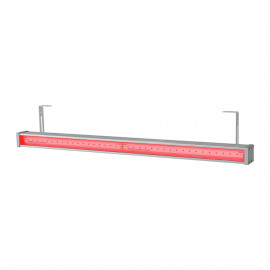 Архитектурный линейный светильник Барокко 30 1000мм Красный
