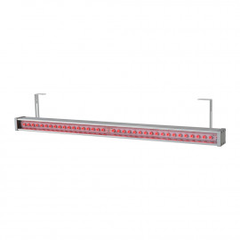 Архитектурный линейный светильник Барокко 30 1000мм Оптик Красный