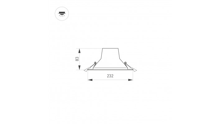 IM-STORM-R230-28W встраиваемый светильник-7