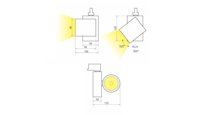 Трековый светильник STORE V Premium 25W-2