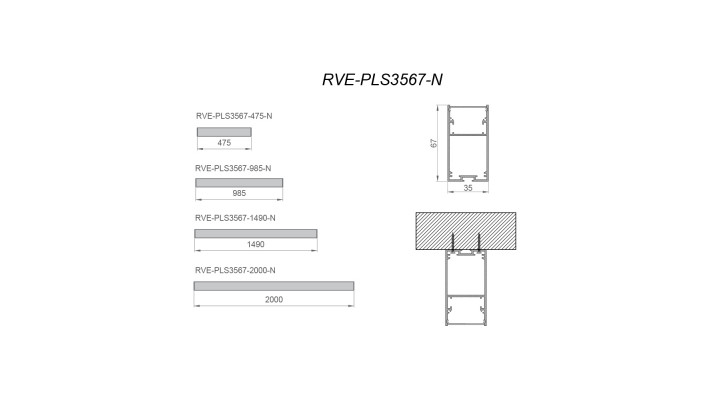 Светильник RVE-PLS3567-1