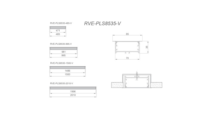 Светильник RVE-PLS8535-1