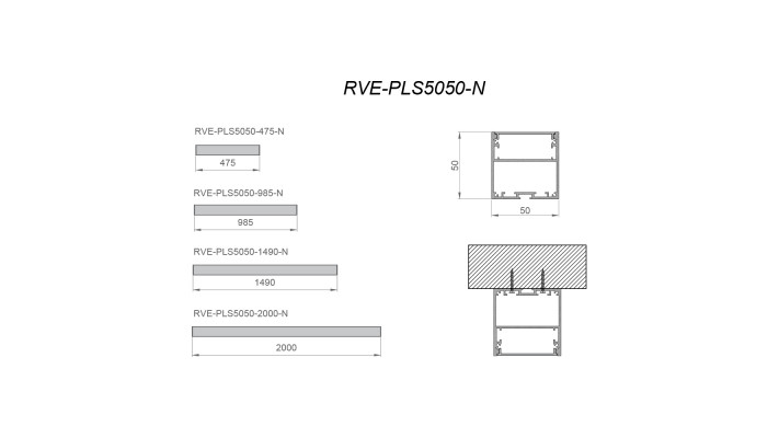 Светильник RVE-PLS5050-1