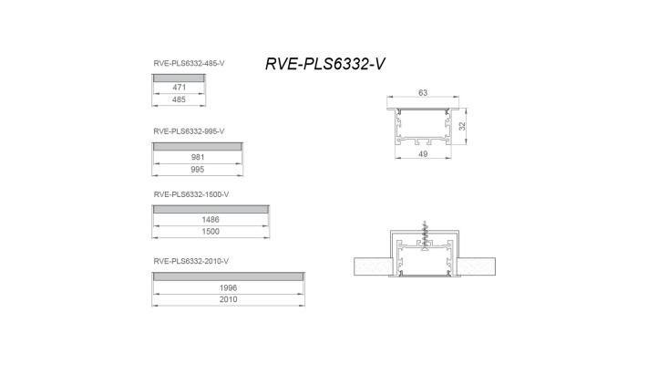 Светильник RVE-PLS6332-1