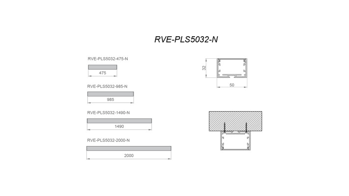 Светильник RVE-PLS5032-1