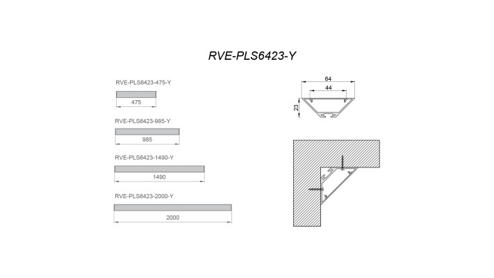 Светильник RVE-PLS6423-1